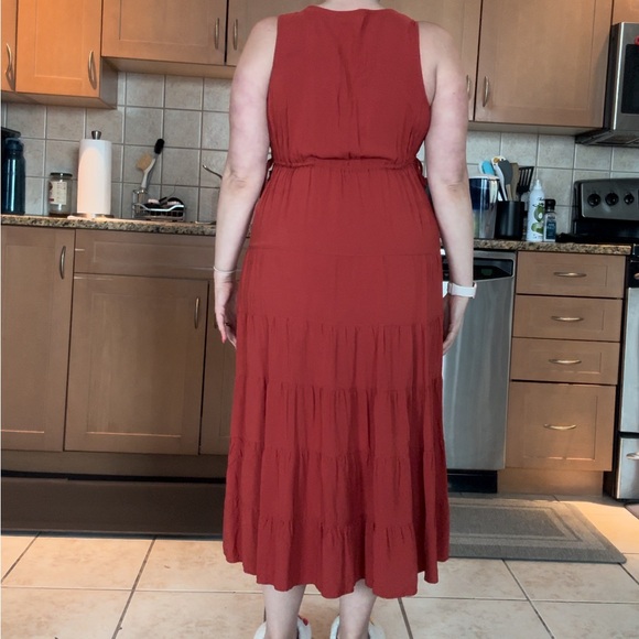 Max Studio Rust Red Dress - Picture 4 of 6